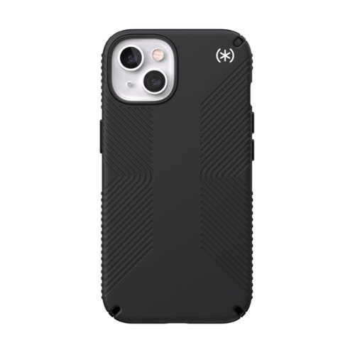 Speck - Presidio2 Grip with Magsafe for iPhone 13 - Black/White-Front_Standard 