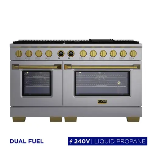 DUAL FUEL  
240V | LIQUID PROPANE  

KUCHT  
PROFESSIONAL