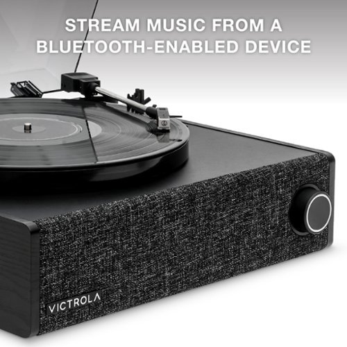 Victrola Eastwood LP Stereo Bluetooth Record Player with Bluetooth and 3 speed Turntable - Black HOW TO BUY
