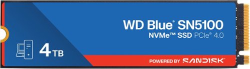 SanDisk - WD Blue SN5100 4TB Internal SSD PCIe Gen 4 x4 NVMe for laptops and desktops-Front_Standard 