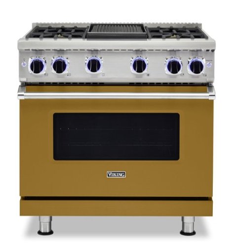 Viking - VGR Freestanding 7 Series Gas 36" Range - Golden Hour