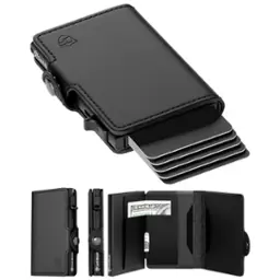 Black Genuine Leather