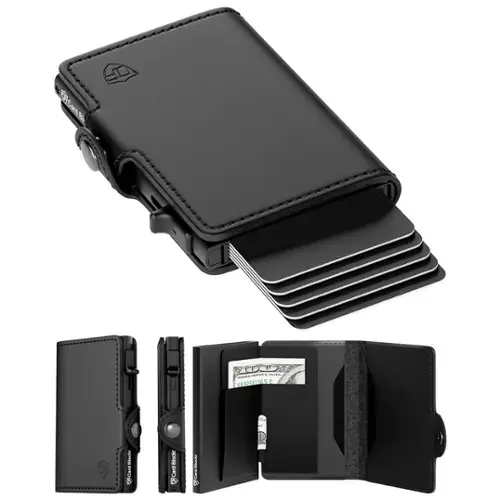 Black Genuine Leather