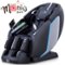 MassaMax - MT398 4D Massage Chair Full Body Stretch,Zero Gravity with Heat Therapy,Extended Footrest,Foot Rollers - Black-Front_Standard