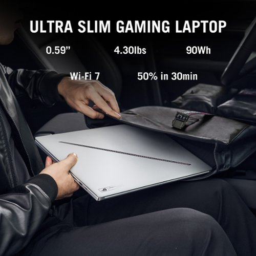 ASUS ROG Zephyrus G16 16 OLED 2.5K 240Hz Gaming Laptop - Intel Core Ultra 9 - 32GB RAM - NVIDIA GeForce RTX 5070Ti - 2TB SSD - Platinum White GLOBAL SHIPPING