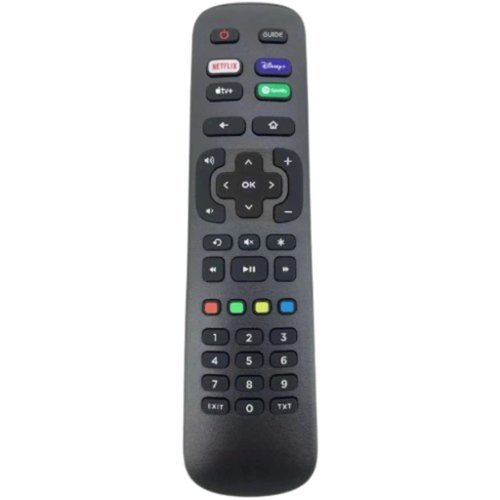 Home Collection - Universal TV Remote with Number Pad for Roku, TCL, LG, ONN, Philips, Hisense – Easy Setup Control-Front_Standard 