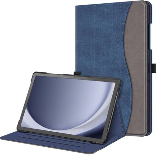 Kitcheniva - Multi Angle Stand Protective Case Cover For 11'' Samsung Galaxy Tab A9+ - Denim Indigo-Front_Standard 