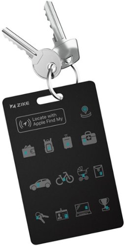Zike Apple Find My Certified SmartCard, Slim Wallet Tracker, IPX7 Waterproof, Wireless Rechargeable Bluetooth Item Finder - Black HOW TO BUY