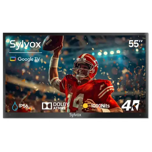 Sylvox Google TV 55" IP56 ATMOS DOLBY 1000Nits 4K