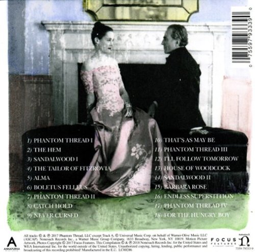  Phantom Thread [Original Motion Picture Soundtrack] [CD]
