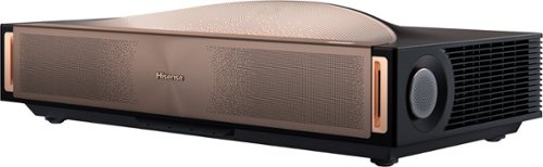 Hisense - L9QPro Triple Laser Smart Projector,IRIS, Lens Shift, 5500 Lumens, 80"-200", 4K, DLP,IMAX Enhanced, Dolby Vision - Black and Coffee brown