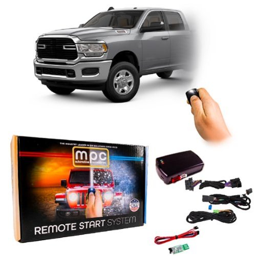 MPC - Remote Start Kit For RAM 3500 2019-2024 | Plug and Play | Push Lock 3X to Start - Black-Front_Standard 