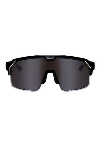 Chamelo - Sport Music Shield Slider HVL - Black frame | Smoke lenses-Front_Standard 