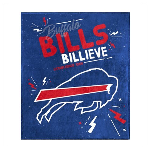 Logo Brands - Buffalo Bills 60" x 70" Plush Throw Blanket - Multicolor-Front_Standard 
