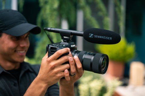 Sennheiser MKE 600 Camcorder Shotgun Microphone with Carrying Case, Shock Mount, Foam Windscreen BUY IN SAUDI ARABIA