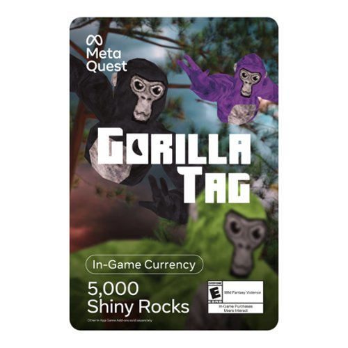 Meta - Gorilla Tag: 5000 Shiny Rocks In-Game Currency Gift Card