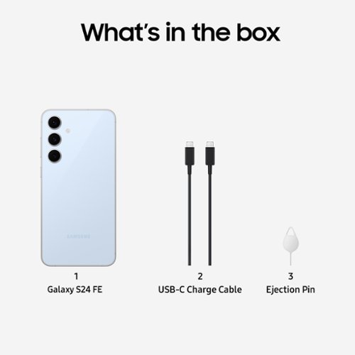 Samsung Galaxy S24 FE 128GB (Unlocked) Blue - Open Box - Best Buy