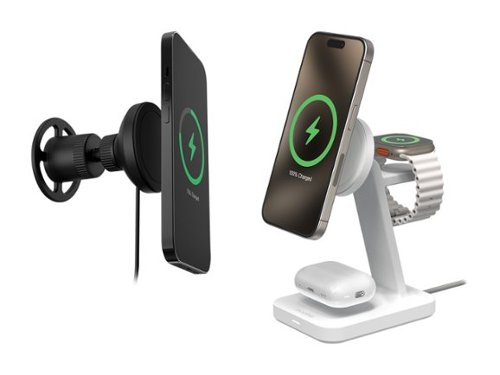 mophie - snap+ wireless car vent mount Black - Black
