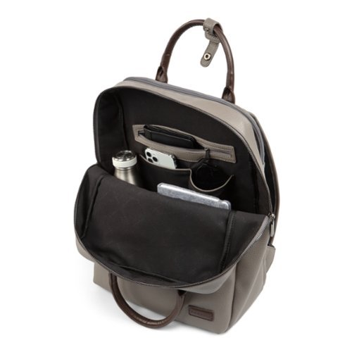 Bugatti Contrast Backpack - Gray WORLDWIDE DELIVERY