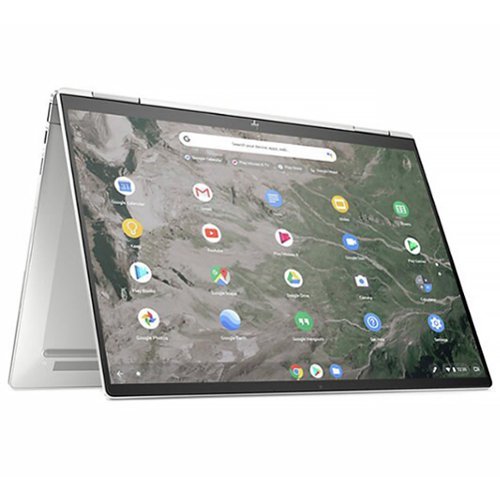 HP - ELITE c1030 Chromebook 13" Refurbished 1920x1280 - Intel 10th Gen Core i7 with 8GB Memory - UHD Graphics - 128GB SSD - Silver-Front_Standard 