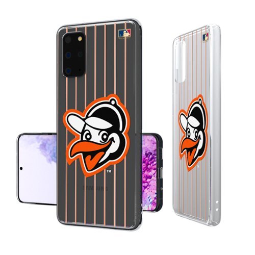 Keyscaper - MLB - Baltimore Orioles 1955 Cooperstown Pinstripe Galaxy Clear Case - S24 - Multicolor-Front_Standard 