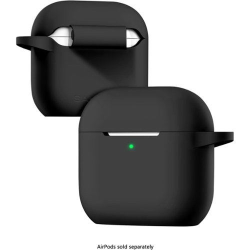 SaharaCase Venture Series Silicone Case for Apple AirPods 4 and AirPods 4 with Active Noise Cancellation - Scorpion Black GLOBAL SHIPPING