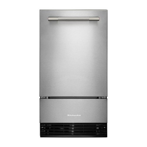 KitchenAid - 18" 35-Lb. Ice Maker - PrintShield Stainless Finish