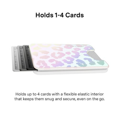 VELVET CAVIAR Magnetic Phone Wallet - White Opal Leopard HOW TO BUY