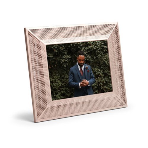 Aura Smith 9.7 LCD Wi-Fi Digital Photo Frame - Platinum Rose INTERNATIONAL SHIPPING