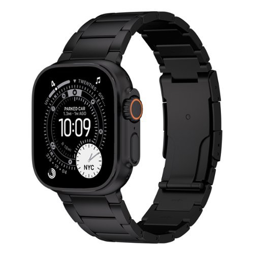 Ultra Supply Co - Titanium Band for Apple Watch Ultra 3/2/1 49mm - Black Titanium-Front_Standard 