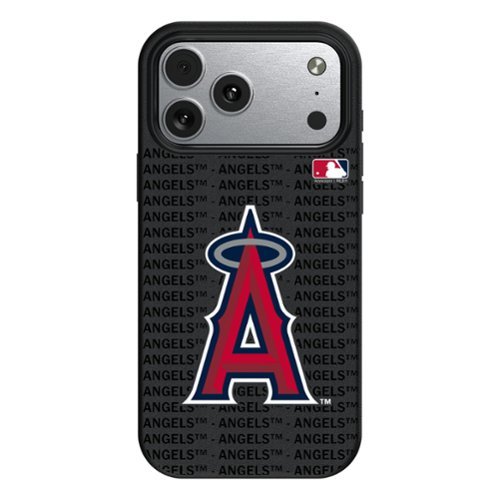 Keyscaper - MLB - Los Angeles Angels Primary Logo iPhone Magnetic Bump Case - 16 Pro Max - Black-Front_Standard 