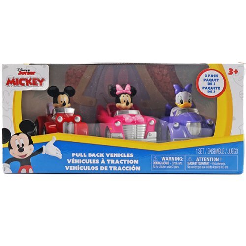Disney Junior - Disney Junior: 3 Pack Pull-Back Toy Vehicles - Mickey