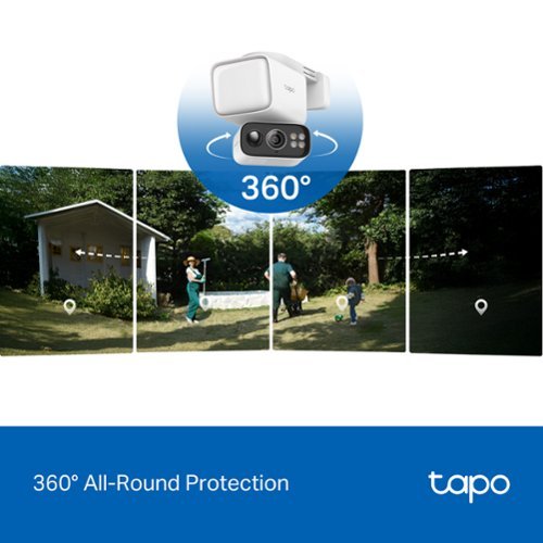 TP-Link Tapo Floodlight and Wireless Pan-Tilt Security 2K QHD Camera, 360° Coverage, with Solar - No Monthly Fees - White BUY IN SINGAPORE