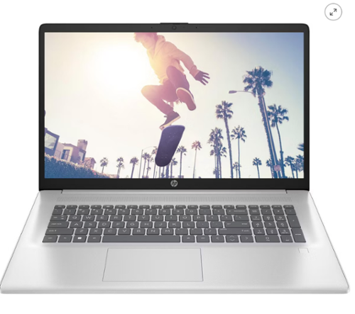 HP - Essential Laptop Computer 17.3" HD+ Intel Core i5 8 GB memory; 256 GB SSD - Silver-Front_Standard 
