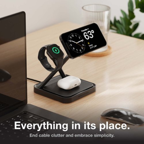NOCO XGrid XDS3: 3 in 1 Wireless Charging Stand for iPhone, Apple