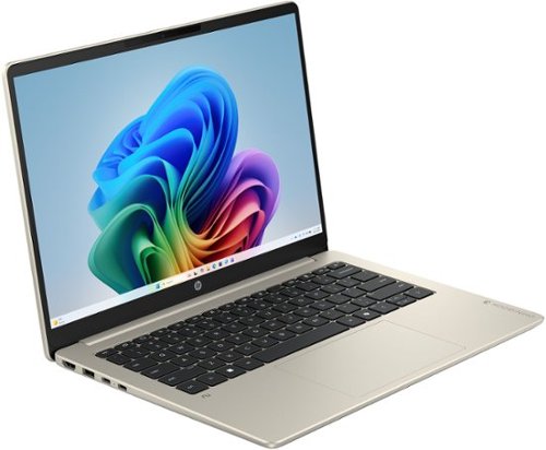 HP OmniBook 3 - 14 2K Touchscreen Laptop - Snapdragon X - 16GB Memory - 512GB SSD - Copilot+ PC - Warm Gold BUY IN DUBAI