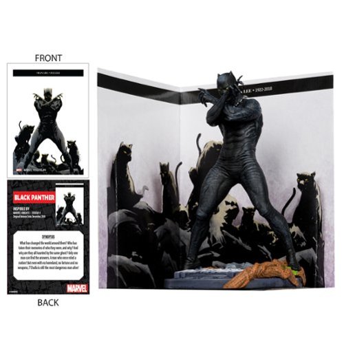 McFarlane Toys Marvel Black Panther 1:10th Scale Collectible with Scene (Marvel Knights #4) 6.9 Figure WORLDWIDE DELIVERY