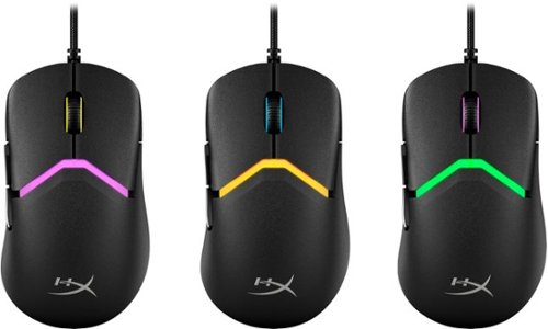 HyperX Pulsefire Saga Lightweight Wired Optical Gaming Mouse with RGB Lighting - Wired - Black BUY IN DUBAI