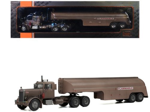 1955 Peterbilt 281 Truck with Tank Trailer (Weathered) 1/43