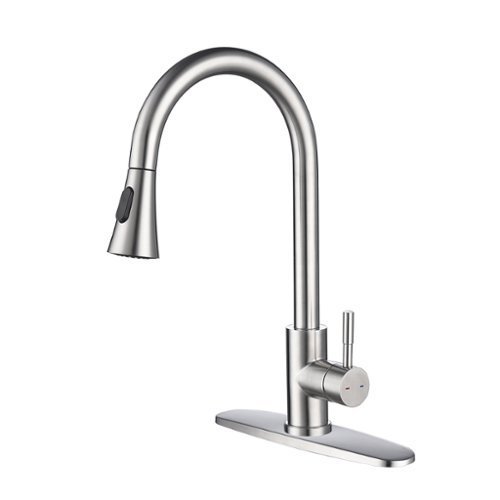 Kitchen Faucet with Pull Out Spraye-Front_Standard 
