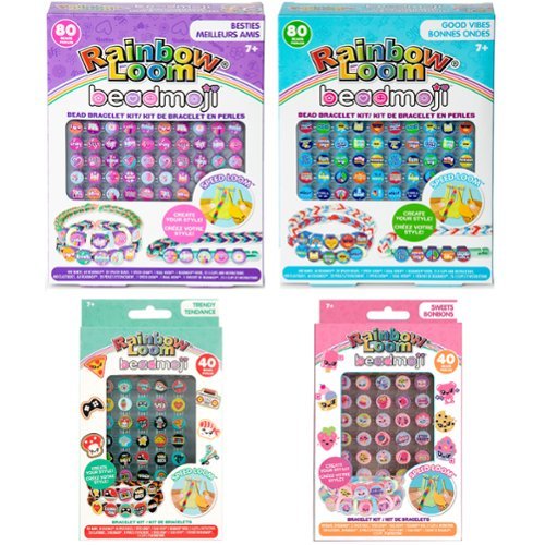 Choon's Design - Rainbow Loom: Beadmoji 4 Pack Bundle: Besties, Good Vibes, Sweets, Trendy