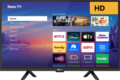 Roku - 24" Class Select Series HD (720p) LED Smart RokuTV (2026)-Front_Standard 