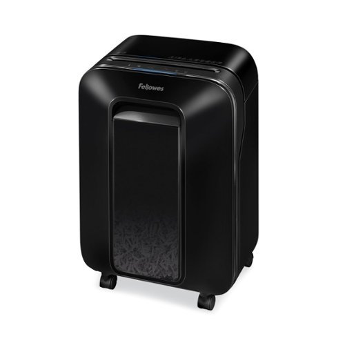 Fellowes - 5501401 Powershred LX170 12 Manual Sheet Capacity Cross-Cut Shredder - Black-Front_Standard 