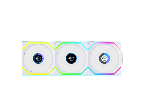 Lian Li UNI FAN SL Wireless LCD 120 White 12SLLCD1W3W - Best Buy
