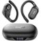 TOZO - AI Translation Open Ear Earbuds - 164 Languages, Adjustable Ear Hooks, Bluetooth Headphones, Comfort for Running, Office - Black-Front_Standard