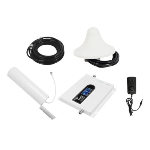 Home Collection - Cell Phone Signal Booster Repeater – 3G, 4G, and 5G Cellular Network Amplifier - White-Front_Standard 