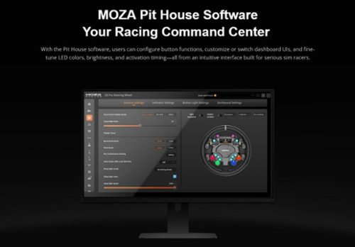Moza Racing CS Pro Sim Racing Steering Wheel for Windows - Black BUY IN SAUDI ARABIA