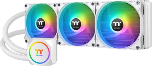 Thermaltake - TH360 ARGB Sync AIO Liquid Cooler - White-Front_Standard 