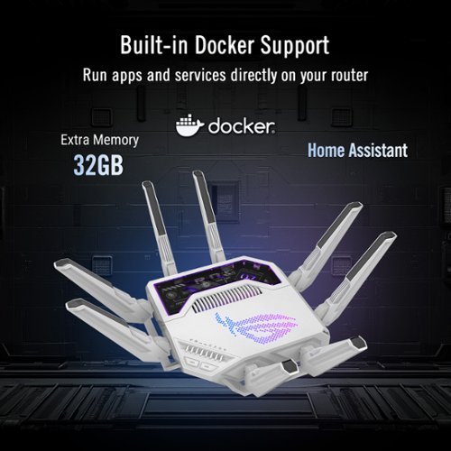 ASUS ROG Rapture GT-BE19000AI Tri-Band Wi-Fi 7 Gaming Router - White GLOBAL SHIPPING
