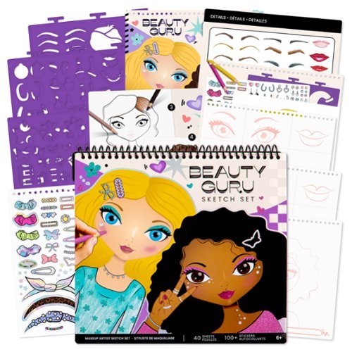 Fashion Angels : Sketch Portfolio Bundle - Fashionista & Beauty Guru WORLDWIDE DELIVERY